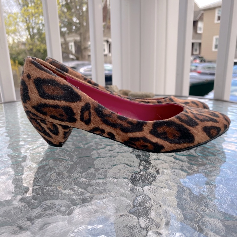 Leopard Print Kitten Heels Forever 21
